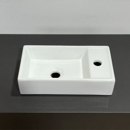 Тумба с раковиной Comforty Асти 00-00013798CF 40х20 подвесная цвет коричневый