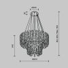Люстра подвесная Modelux ML.6621.28 BS