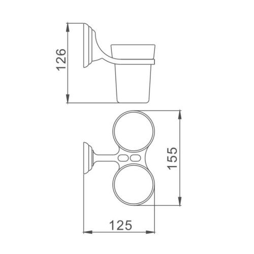 Стакан Maretti Karla KA8022010 - фото 3