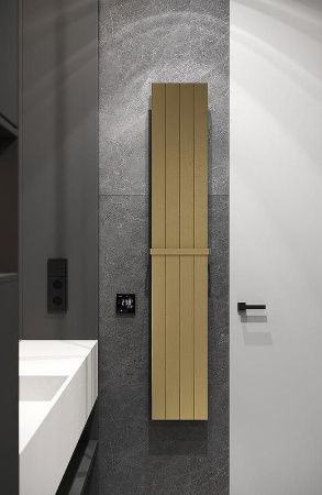 Полотенцесушитель электрический Boheme Flat 725-MG 25х150 золото