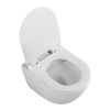 Унитаз подвесной BelBagno AMANDA BB051CHR/BB076SC белый с сиденьем микролифт безободковый каскадный смыв