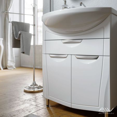 Тумба с раковиной Alavann Monaco ALV0983000 70х40 напольная цвет белый