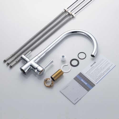 Смеситель для кухни Shevanik S428 на мойку хром - фото 4