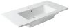 Раковина керамическая Allen Brau Fantasy 4.11013.20 90х50 полувстраиваемая цвет белый 1 отверстие под смеситель