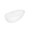 Ванна акриловая Grossman Fly GR-1104M 170х75 отдельностоящая овальная с ножками