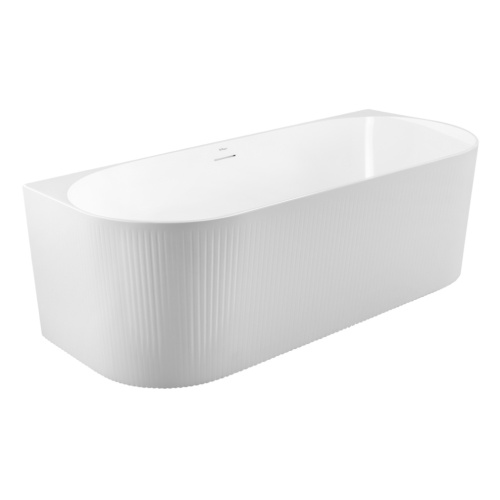 Ванна акриловая BelBagno BB412-1700-800 170х80 пристенная полукруглая - фото 2