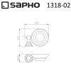 Мыльница Sapho DIAMOND 1318-02