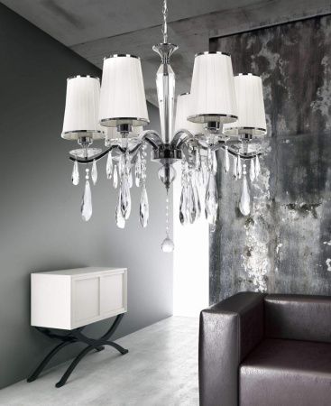 Люстра подвесная Lumina Deco Alessia (Алессиа) LDP 1726-6 CHR