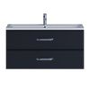 Тумба под раковину Uperwood Foster 291020519 100х50 подвесная цвет черный