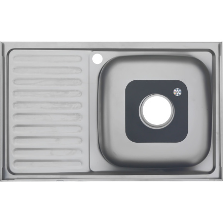 Кухонная мойка Melana 005 t R (*10) 80х50 цвет хром