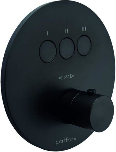 Смеситель для душа Paffoni Compact Box CPT019NO встраиваемый в стену черный