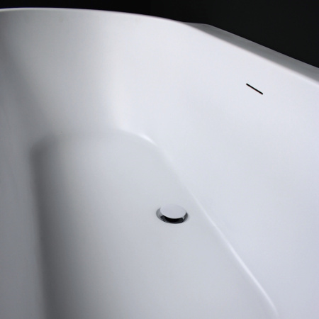 Ванна акриловая Teymi Aina T130119 170х80 пристенная овальная с ножками