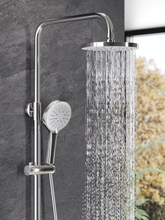 Душевая стойка Agger Merry A1393300 настенная цвет хром