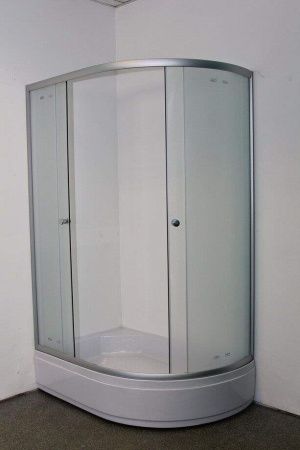 Душевой уголок Parly ZFM1201L 120х80 стекло матовое профиль хром с поддоном