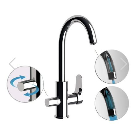 Смеситель для кухни Remer Winner W79DW на мойку хром