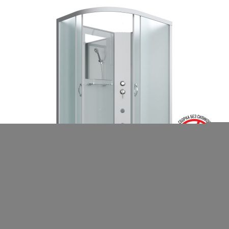 Душевая кабина Niagara Classic 23101424RBKG 120х80 асимметричная без крыши ориентация правая