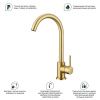 Смеситель для кухни Splenka S201 S201.40.03 на мойку золото
