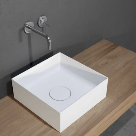 Раковина Riho SQUARE W023001105 40х40 накладная цвет белый