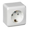 Розетка 1-ая с/з без шторок Systeme Electric Этюд PA16-003B