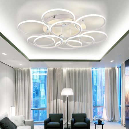 Люстра потолочная Natali Kovaltseva Perfekt I (Перфект И) HIGH-TECH LED LAMPS 82044