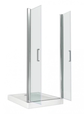 Душевая перегородка Good Door PANDORA ПД00078 90х185 стекло прозрачное профиль хром