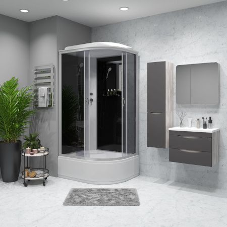 Душевая кабина Niagara Classic 25101434L 120х80 асимметричная с крышей ориентация левая