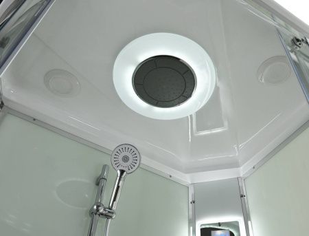 Душевая кабина AvaCan EM EM3912RLEDT 120х90 асимметричная с крышей ориентация правая