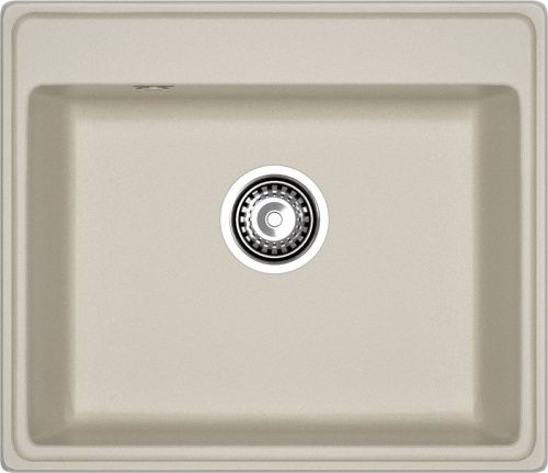 Кухонная мойка Granfest Vertex V-580 топаз 58х50 цвет серый поверхность матовая