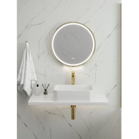 Зеркало с подсветкой и антизапотевателем Maretti Elena EA1460R21EL 60х60 подвесное