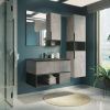 Зеркало-шкаф Comforty Франкфурт 00-00006504CF 90х80 подвесной цвет серый