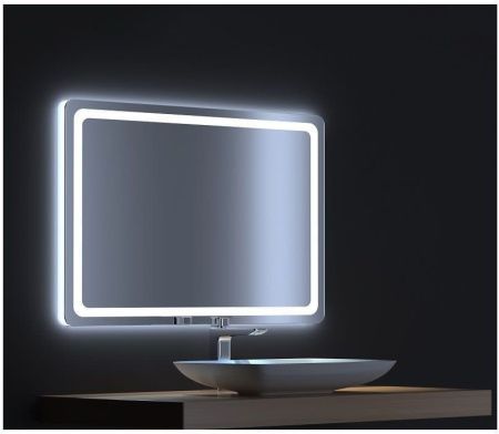 Зеркало с подсветкой De Aqua Смарт SMR 407 140 140х80 подвесное