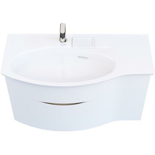 Тумба под раковину Kerama Marazzi AMAREMARE RV.100Lh\WHT.M 100х40 подвесная цвет белый - фото 3