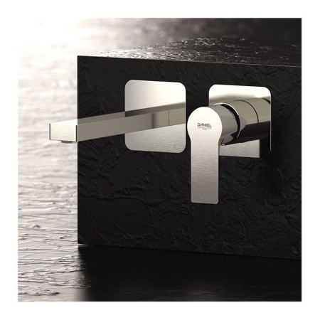Смеситель Daniel Reflex RX632P-NP встраиваемый в стену зачищенный никель