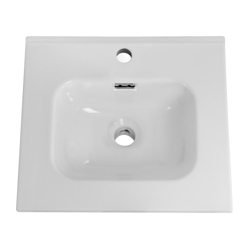 Раковина керамическая BelBagno BB500ETL 50х47 накладная цвет белый глянцевый - фото 3