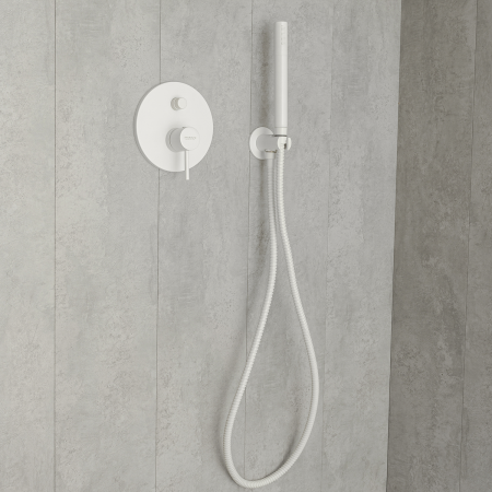 Смеситель для душа Mariani Next B37173NS встраиваемый в стену белый