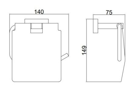 Бумагодержатель BELZ B90403