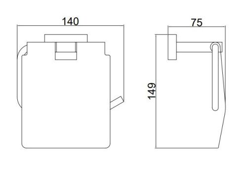 Бумагодержатель BELZ B90403 - фото 2