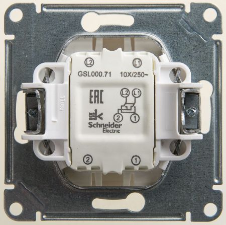 Переключатель перекрестный Systeme Electric Glossa (Глосса) GSL000671