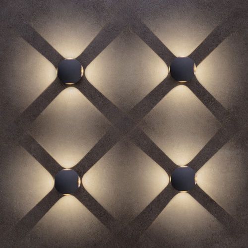 Уличный настенный светодиодный светильник Arte Lamp Conrad (Цонрад) A1544AL-4GY - фото 2