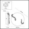Светильник настенный Odeon Light Snake (Снаке) 7033/10WL