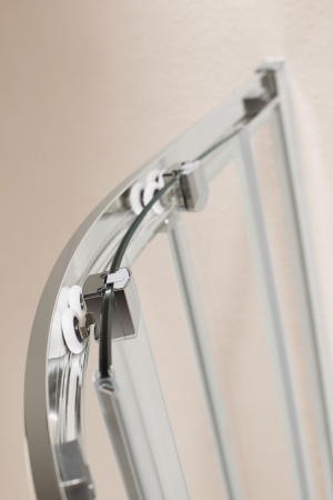 Душевой уголок Cezares ECO ECO-O-RH-2-100/80-C-Cr 100х80 стекло прозрачное профиль хром глянцевый без поддона