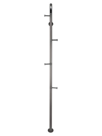 Полотенцесушитель электрический Wonzon & Woghand Kassel WW-AL616-BGM 10х165 темный графит