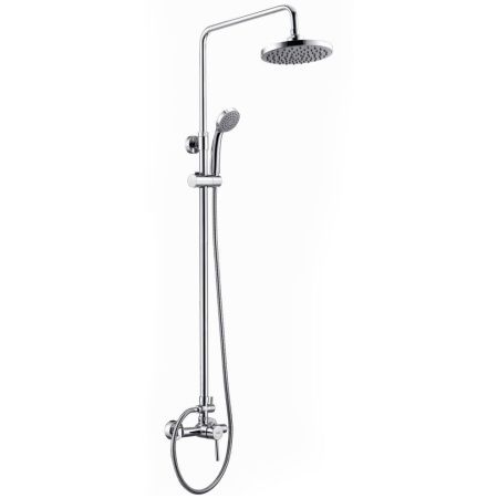 Душевая стойка Wasserkraft A12202 настенная цвет хром