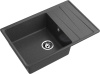 Кухонная мойка Granfest Level LV-760L графит 76х50 цвет графит поверхность матовая
