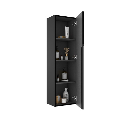 Шкаф-пенал Visobath Eleven 85657/Ceniza 35х27х120 подвесной цвет темно-серый - фото 2