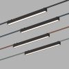Трековый однофазный светильник Denkirs Belty linear (Белты линеар) DK5676-BK