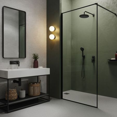 Смеситель для душа IDDIS Ray RAYBL00i67 встраиваемый в стену черный