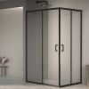 Душевой уголок RGW Passage 3508104082-14 120х80 стекло прозрачное профиль черный без поддона