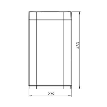 Ведро мусорное Java S-883-12W