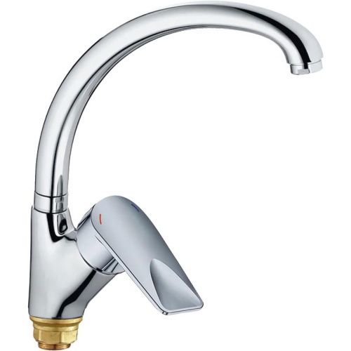 Смеситель для кухни Cron CN70337 на мойку хром - фото 2